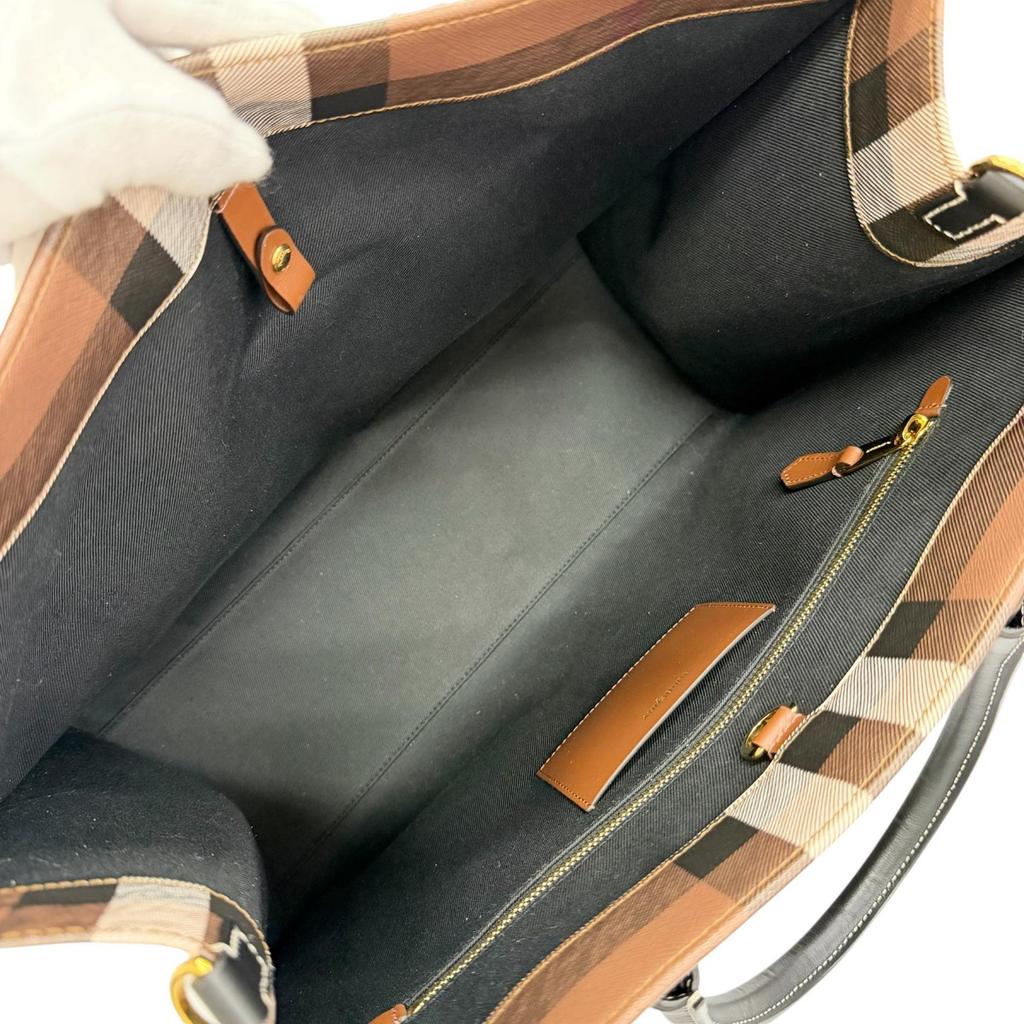 Excellent BURBERRY Medium FREYA TOTE Vintage Check Tote Bag/Shoulder Bag 8069660 Used