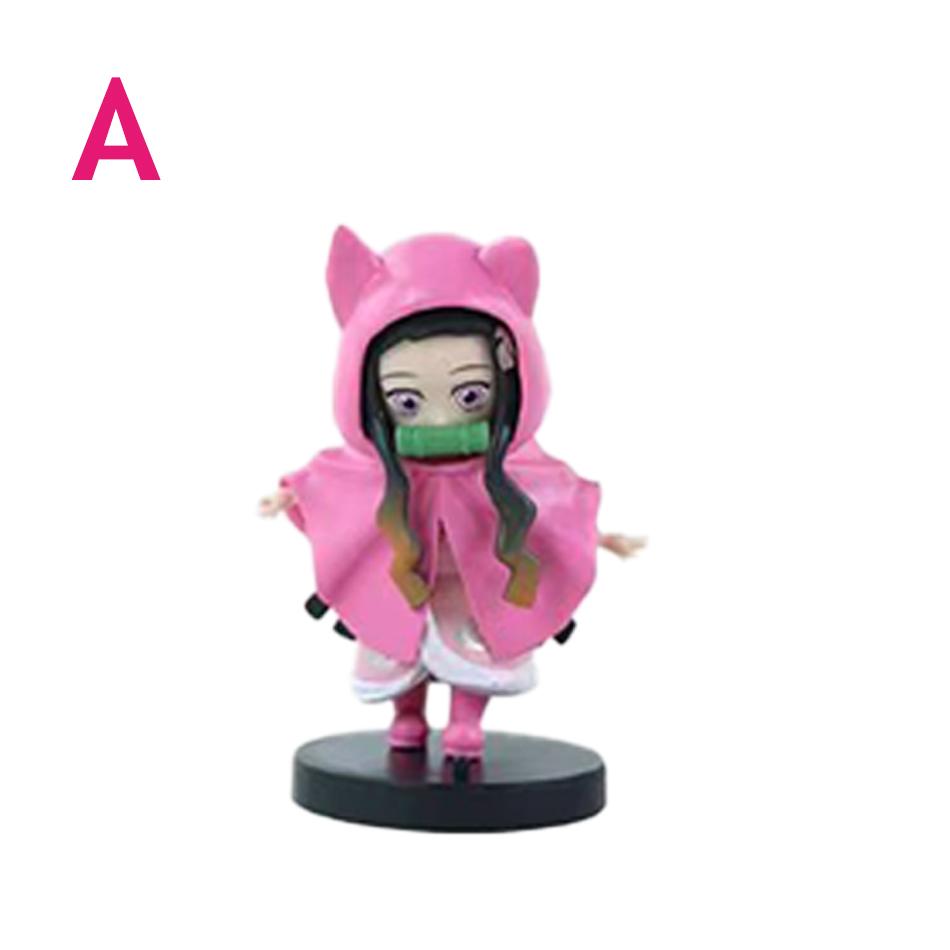 Plum Rain Series  Tanjiro Kamado Nezuko Anime Animation Figurine Creative Statue Model Ornament Surprise Present