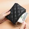 Women's Large Capacity Coin, Cash & Card Pouch with Key Holder and Lipstick Compartment