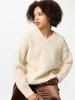 Uniqlo Fluffy V Neck Sweater