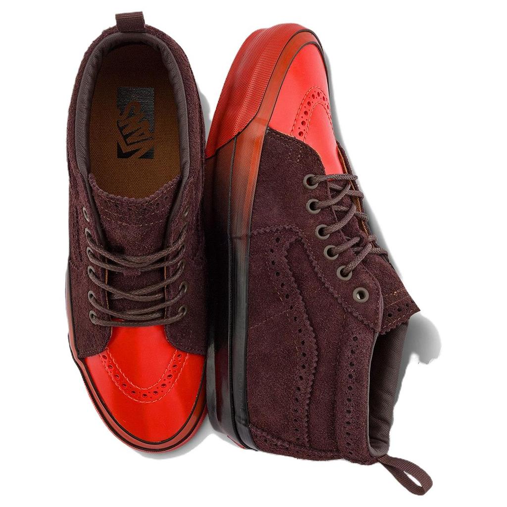 Vans Sk8 Mid 83 Tdc Soft Comfortable Mid-Top Skate Shoes Unisex Sneakers Brown VN000S676CB