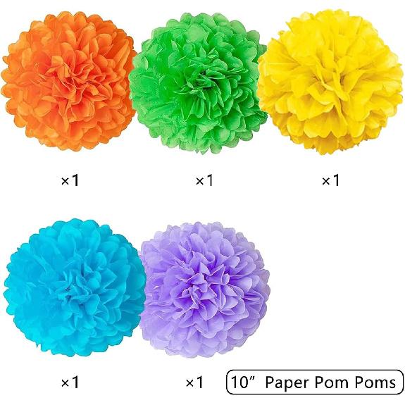 Mexico Class Of 2025 Graduation Banner Fiesta Pom Poms Flowers Paper Tassel Garland Decoration College Grad Party Supplies