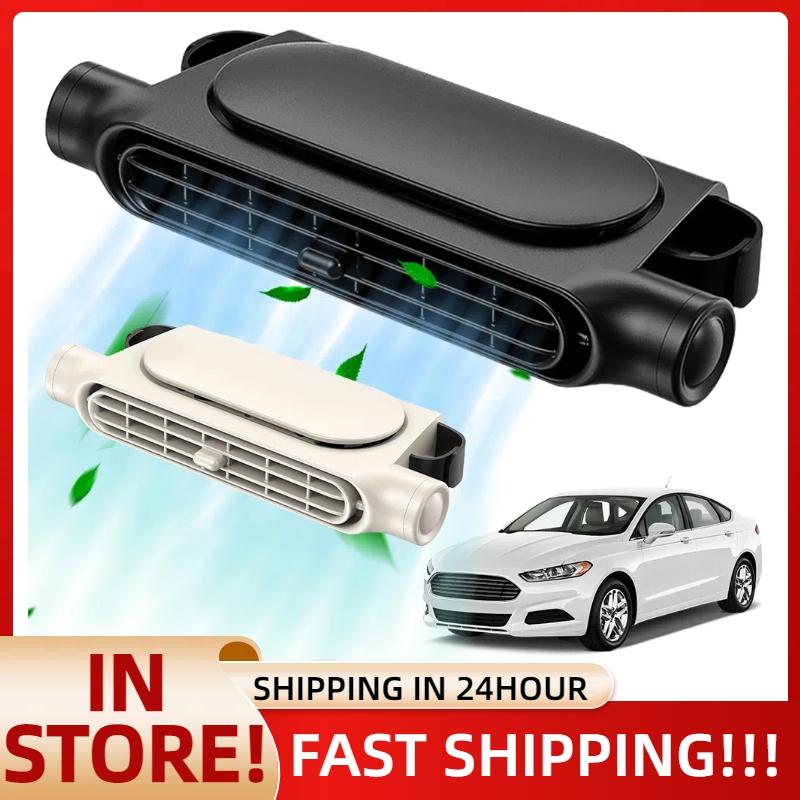 Portable Car Seat Fan for Front Rear Seat Passenge Type-C Powered Headrest Cooling Air Fan Adjustable Strap Car Interior Fan