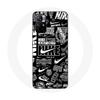 Case - MANIACASE - Redmi Note 11 5G - Flexible - Black and White - Nike Air Logo, Nike Graffiti