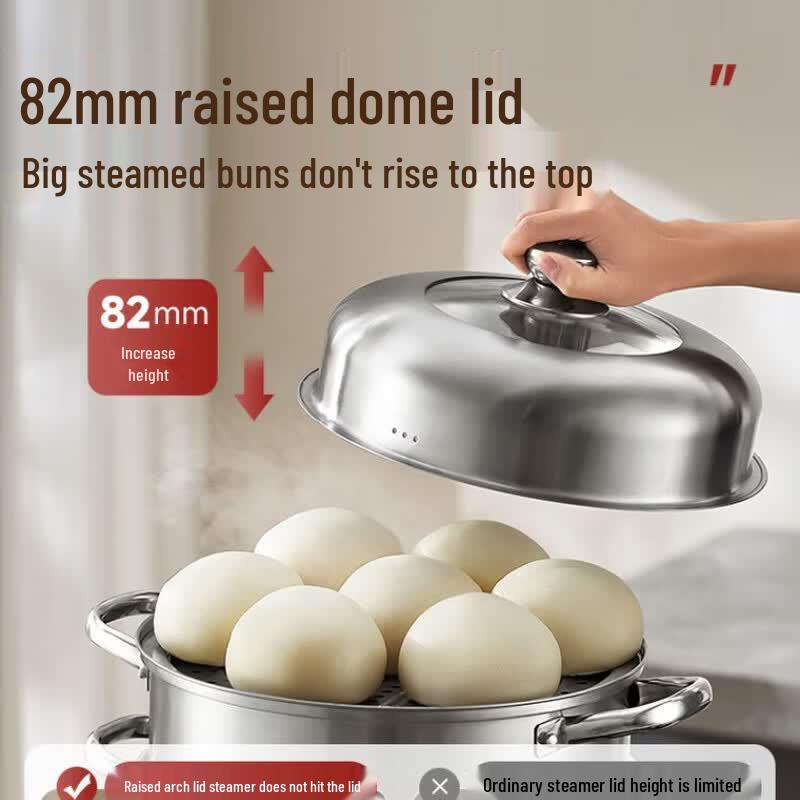 ASD 304 Stainless Steel Steamer Pot