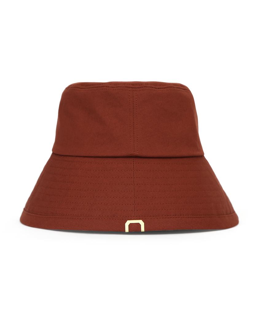 Eondeokeonteulolseutyudio Cotton Bucket Hat Drop Bucket / D Bio / Sunset Red