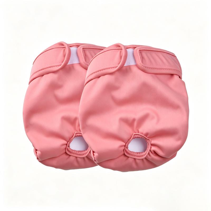 3Pcs Washable Female Dog Diapers Elastic Breathable Pet Nappies Reusable Pets Menstrual Period Panties For Small Medium Dogs Pug