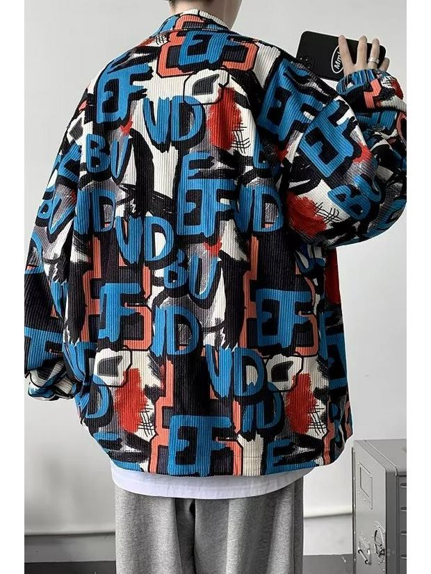 Men's Trendy Corduroy Hip Hop Jacket - Korean Style for Spring and Autumn