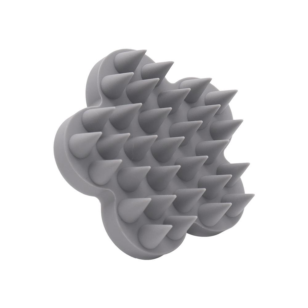 

Silicone Pet Bath Brush - Gentle Massage for Dogs & Cats, Perfect Wet/Dry Use серый
