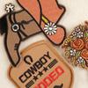 Dooku Original Western Cowboy Stickaufnäher für Schuhe & Bekleidungszubehör