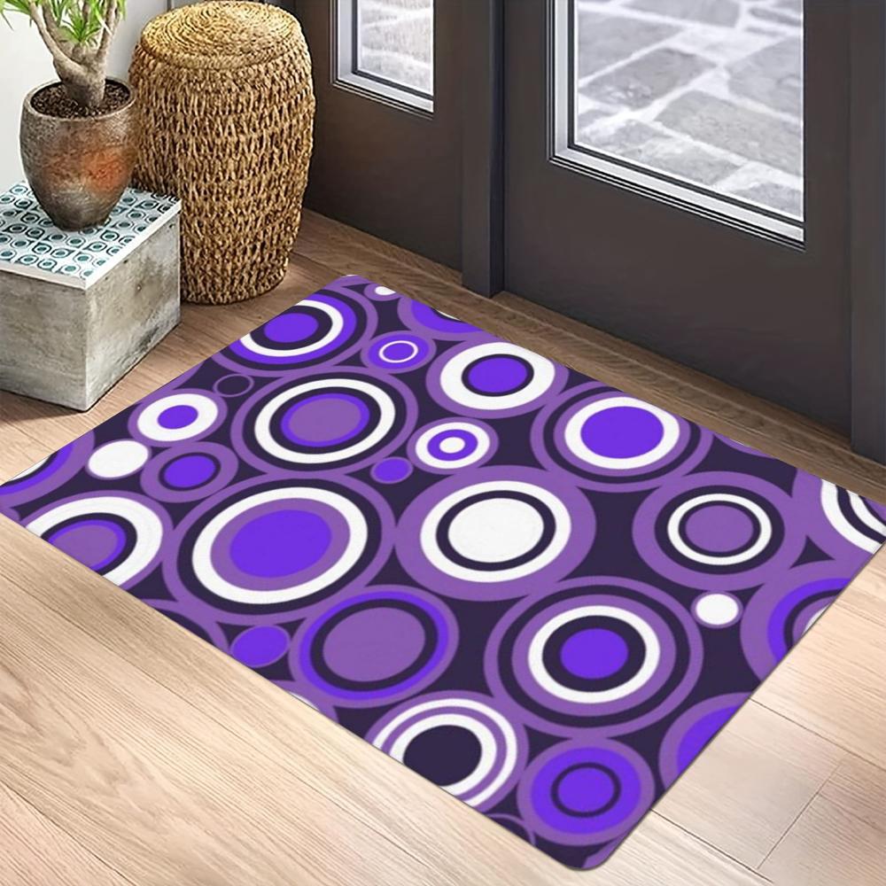 Geometric Pattern Carpet Mat Anti-Slip Rubber Backing Rug Geometric Patterns for Modern Home Decoration Floor Mat Door Mat Rugs