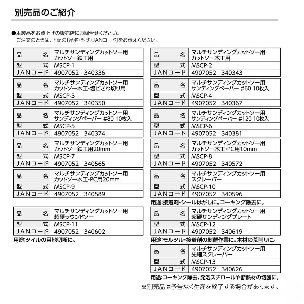 Takagi EARTH MAN Power Tool with Variable Speed Blade 6 Speed Wood Hollow Mild Steel Flat Corner Variable 2m Cord Multi-Sanding Cut-Off Saw, Dial,