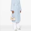 Longchamp Solid Color Metallic Bamboo Handle Leather Shoulder Tote Bag Small Women Bags White 10230HPN555