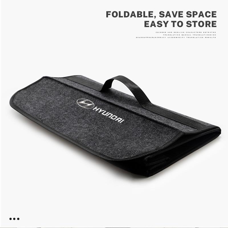 Car Storage Bag Folding Travel Tidying Box Trunk Tools Case For Hyundai Elantra Tucson Genesis Avante Grandeur Sonata Casper I30 T3