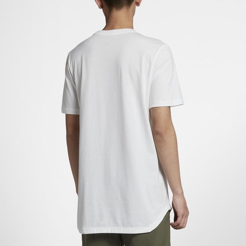 Jordan Sportswear Alphabetic Logo Print Crewneck T-Shirt Men Tops White 915938-100