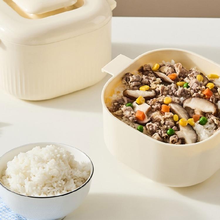 Protective Square Style Lunch Box Manufactured Using Safe Plastic Convenient Gym Meal Container For Active everyday