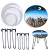 Ocean Table Resin Molds Round Stool Molds Silicone Desk Mold for Epoxy Resin