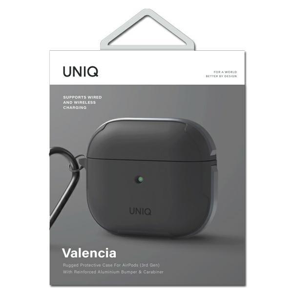 UNIQ Valencia AirPods 3 Case Gray/Grey Antimicrobial