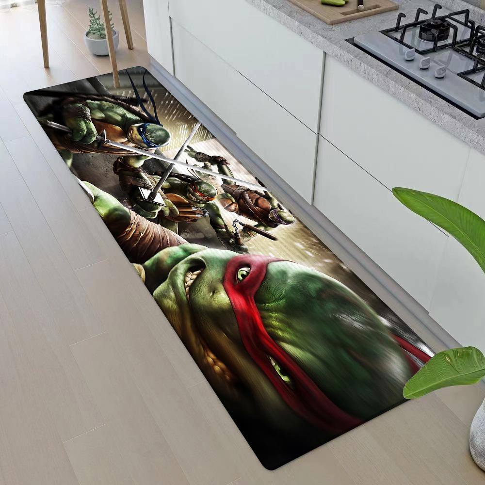 Entrance Front Door Doormat N-Ninja Turtless Non-slip Kitchen Rug Living Room Rugs Balcony Bathroom Foot Mat Floor Mats Carpet
