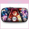 Demon Slayer Large Capacity Oxford Pencil Case For Students Stylish Casual Design