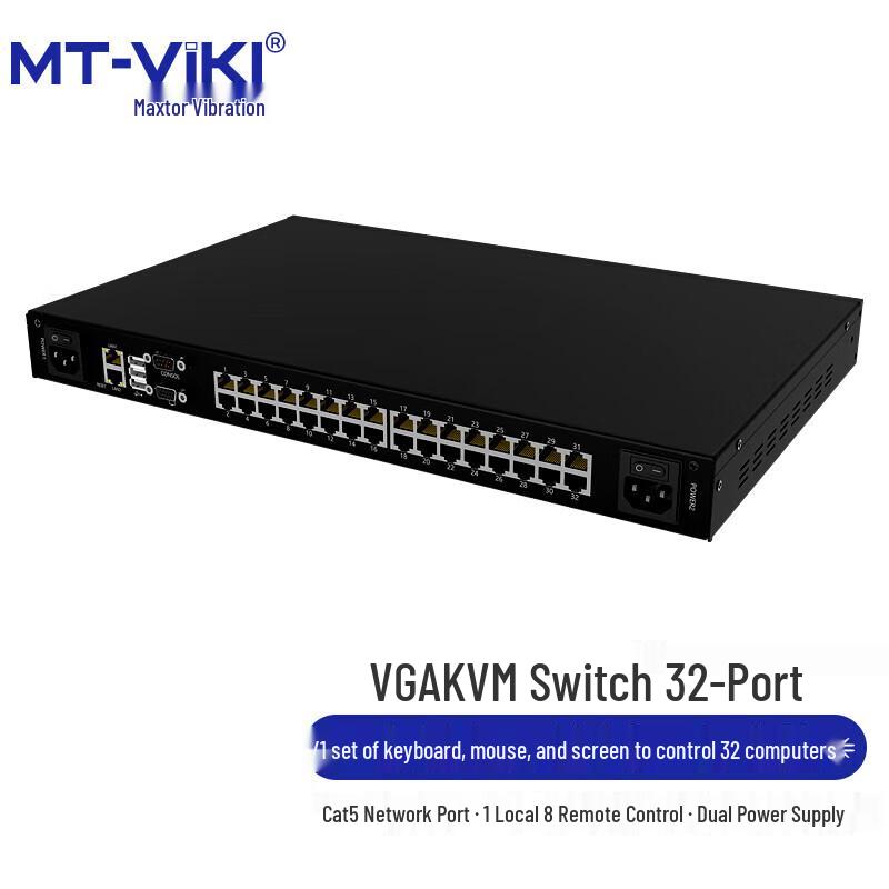MT-viki MT-9832MS C1 32-Port IP Remote Cat5 KVM Switch
