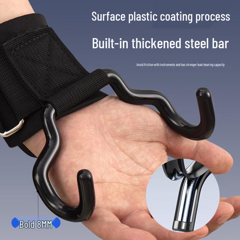 Pull-up Assist Grips with Anti-Slip Hooks