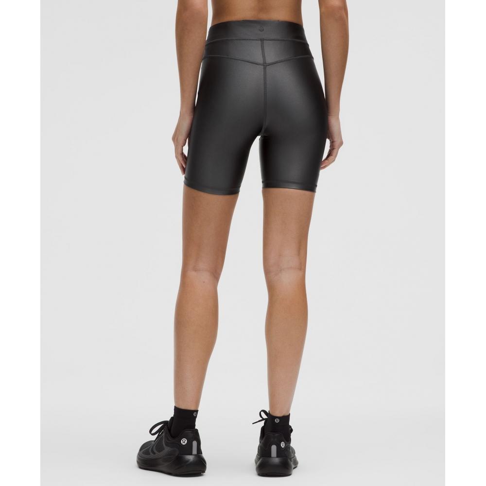 Lululemon Satin Shine High Rise Short 6  Graphite Grey