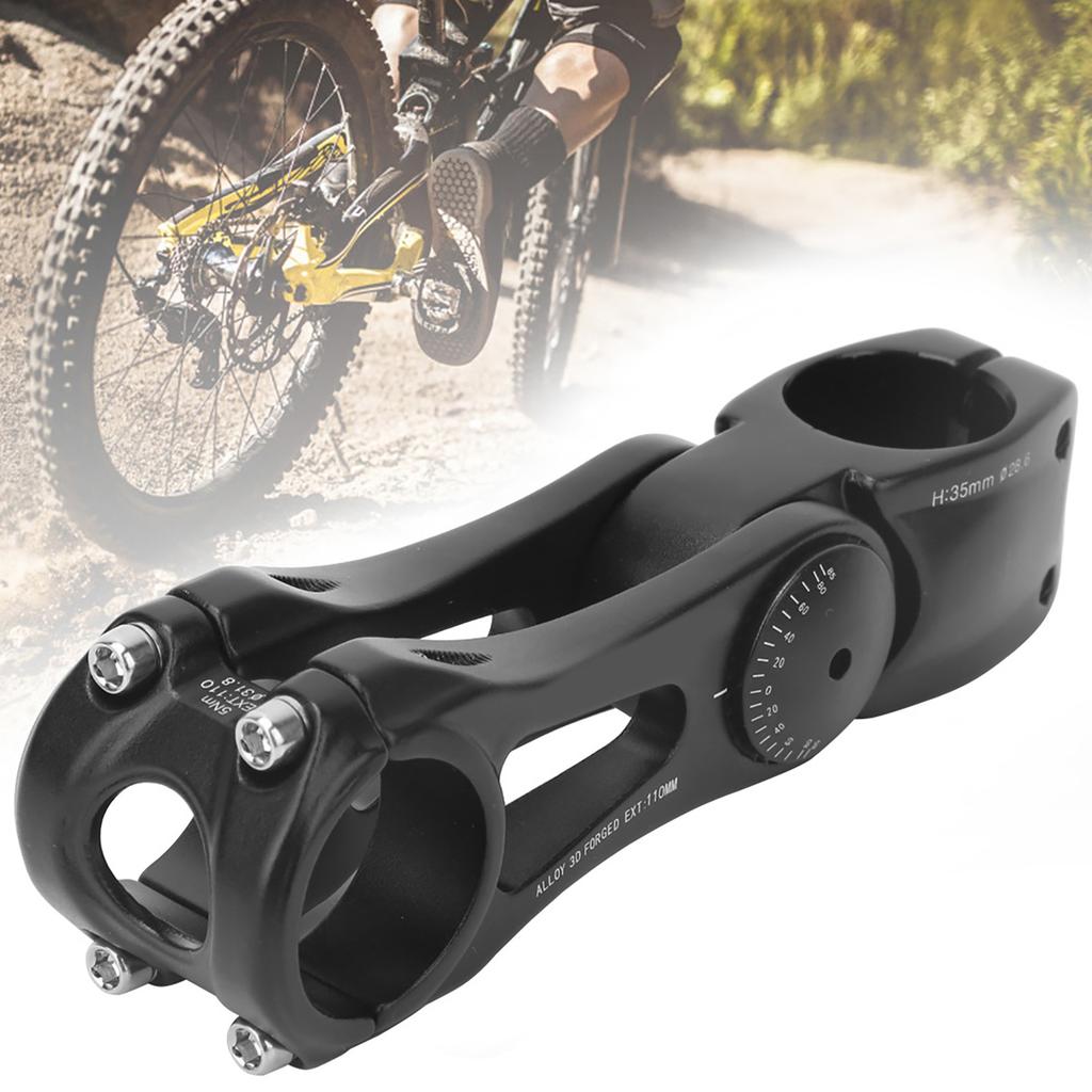 Verstellbarer Aluminiumlegierung Fahrradlenker Vorbau für Mountainbike Fahrradteile Fahrradzubehör(31.8*115 )