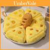 Charming Realistic Baguette And Cheese Plush Toy For Soft And Cozy Home Decor