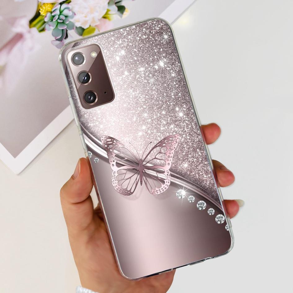 For Samsung Note 20 5G Case SM-N981B Popular Flower Slim Soft Silicone Phone Cover For Samsung Galaxy Note20 Ultra 5G Funda Capa