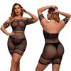 Large Size Erotic Underwear Sexy Onesie Perspective Dress Mesh Coat Hollow Fat Plus Fat Plus Size