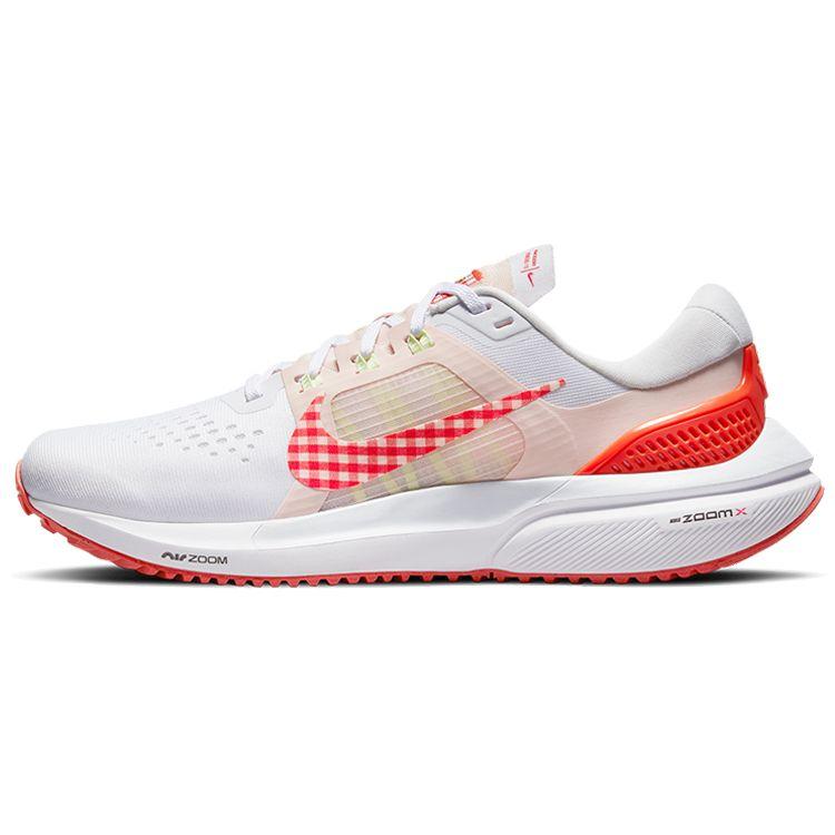 

Nike Air Zoom Vomero 15 Comfortable Shock Absorption Slip Resistant Durable Low Top Cushioning Casual Running Shoes Women sneaker White Red DJ5059-191 36