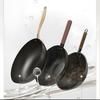 LANMI Zizi Titanium Wokas Wok Pan Titanium-Iron 0 Coating Non-Stick Rust-Resistant Rustproof Lightweight Stable Healthy