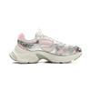 Li Ning Xingji Cushioning Abrasion Resistant Breathable Low Top Chunky Sneakers Women's Silver White Pink AGCV354-3