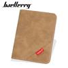 Baellerry Fashion Mini Wallets Men PU Leather Card Holder Vintage Design Thin Purse