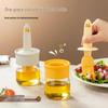 5 Yuan Newcomer Discount: Heat-Resistant Glass Oil Bottle with Silicone Brush for Home Baking & BBQ