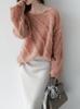 2026 Women's Baby Mohair Off-Shoulder Sweater