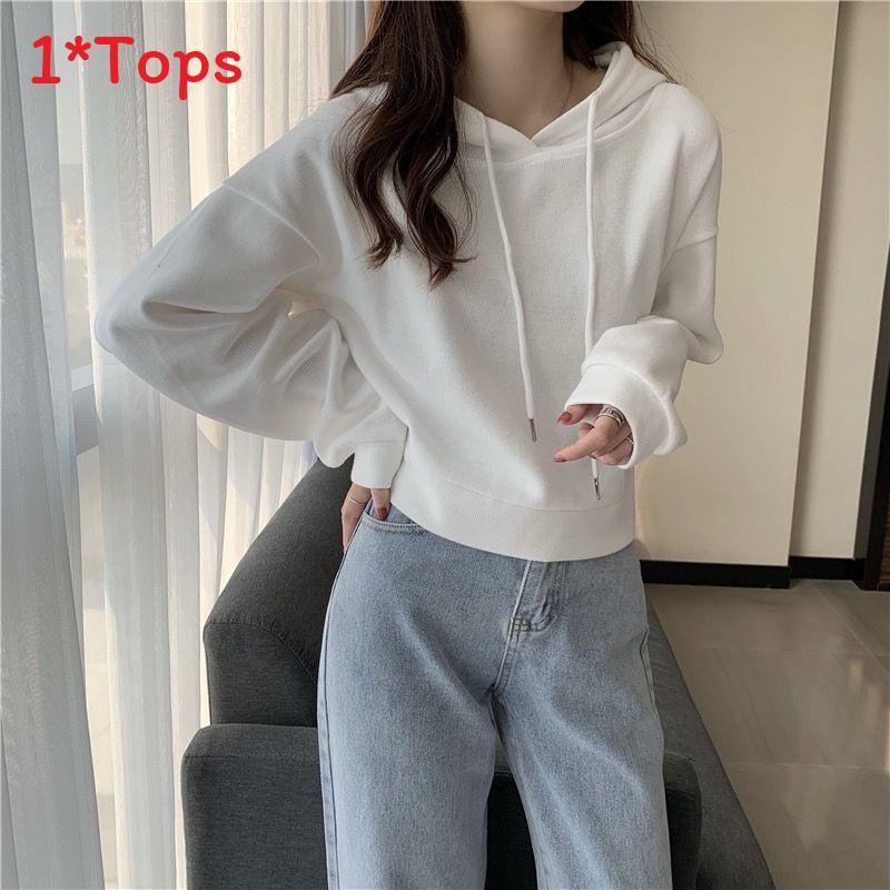 Womens Spring Hoodie With Embroidered Long Sleeves And Oversize Fit For Casual Wear