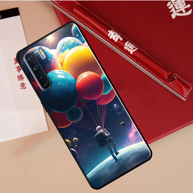 Outer Space Planet Stars Moon Case For Oppo A60 A98 A58 A78 A18 A38 A80 A40 A77 A57 A17 A74 A54 A94 A96 A76 A16 A15 A5 Pro