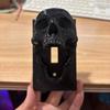 3D Printed Skull Light Switch Cover - Skull Wall Control Panel, Easy To Screw In Installation, Gothic and Halloween Decorations