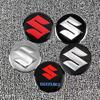 4Pcs Car Emblem Wheel Hub Center Cap Sticker Rim Badge Cover For Suzuki Swift Jimny Ignis Alto Kaiser DZire Swace Across Kizashi1RGW
