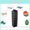 Versatile Gray Hanging Organizer For Closet With Multiple Layers And Pockets
