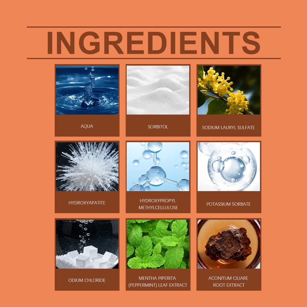 Plaque And Whitening Fluoride-free Toothpaste, Whitening Toothpaste, Helps Whiten Teeth