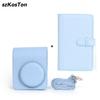 For Instax Mini 11 Camera Case PU Leather Soft Protective Case Trave Bag for Fujifilm Film Camera Bag with Shoulder Strap