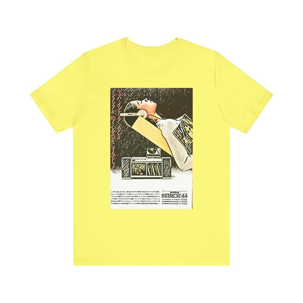 

Yamaha Retro Ad Art Graphic Print SS Crew Unisex Jersey Short Sleeve Tee Shirt 4XL