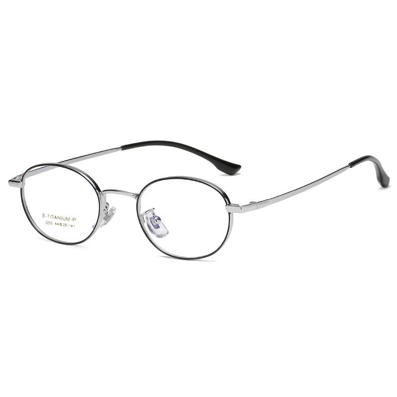 

Сверхлегкая оправа из чистого титана Оправа для очков для близорукости IP-вакуумное покрытие Защита от синего света Неокисляющийся металлический титан B