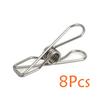 Stainless Steel Hook Clip Household Underwear Socks Drying Clips Clothes Quilt Windproof Clip Hanger