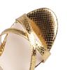 Gold Silver Women Sandals High Heel Big Size 46