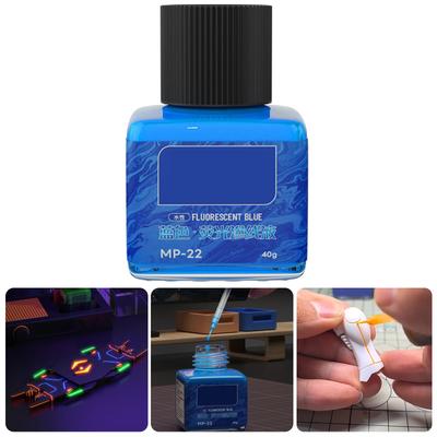 40 ml fluoreszierende Linien-Penetrationsflüssigkeit DIY-Leuchtprojekte für Nachtleuchten Ideal für Künstler und Heimwerker