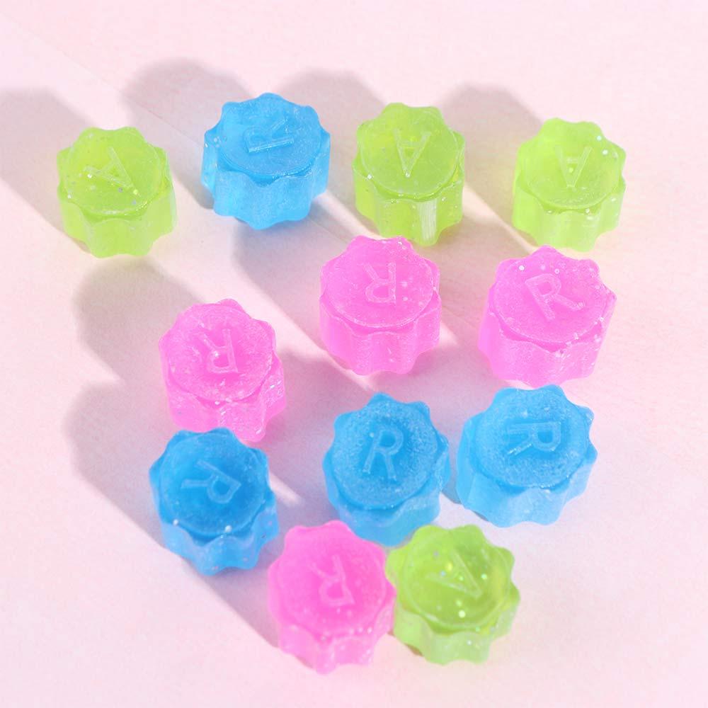 12pcs/set Polyhedral Gonggi Jack Stones Pebbles Set Double-Colors Playing Stones Toy  Play Home